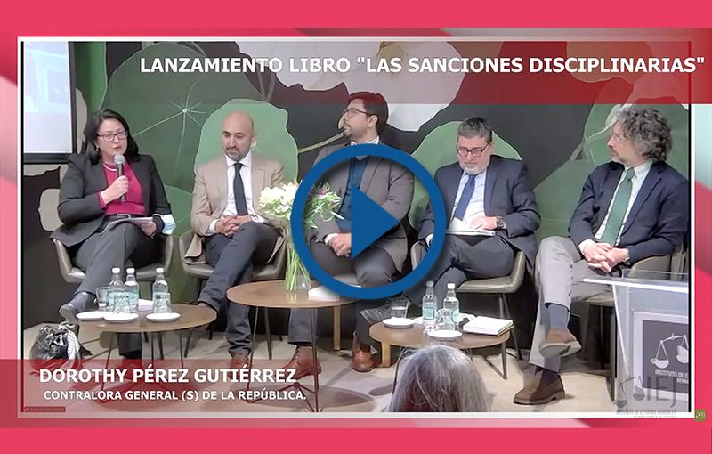 LANZAMIENTO LIBRO LAS SANCIONES DISCIPLINARIAS